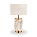 Carrara Stone Effect Ceramic Table Lamp from Roseland Furniture