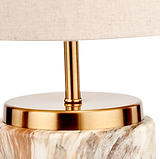 Carrara Stone Effect Ceramic Table Lamp from Roseland Furniture