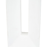 Block Ceramic Tall Table Lamp White from Roseland Furniture