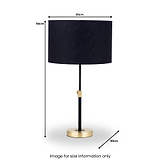 Bryce Rise and Fall Table Lamp from Roseland Furniture