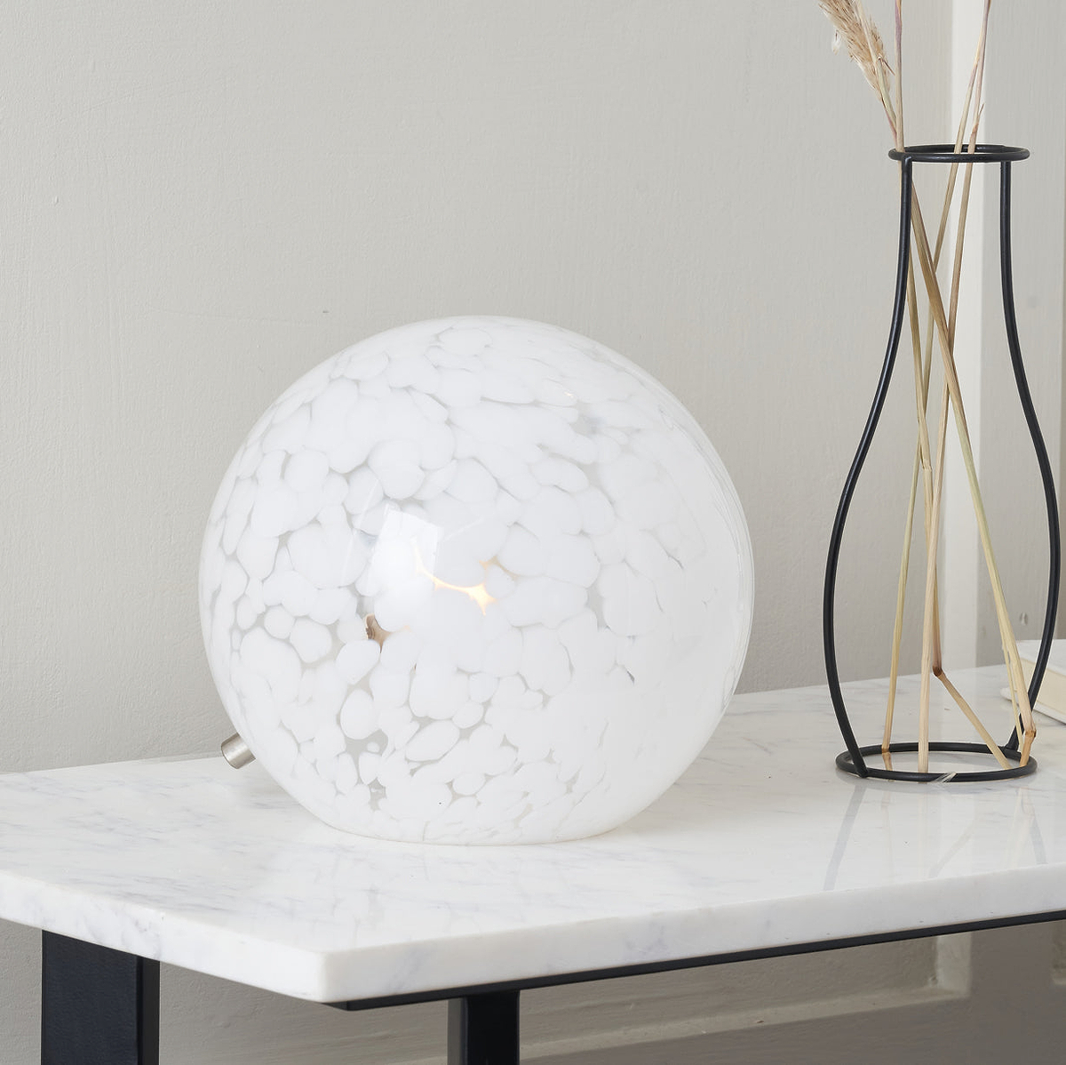 Aurora Spherical Table Lamp from Roseland Furniture