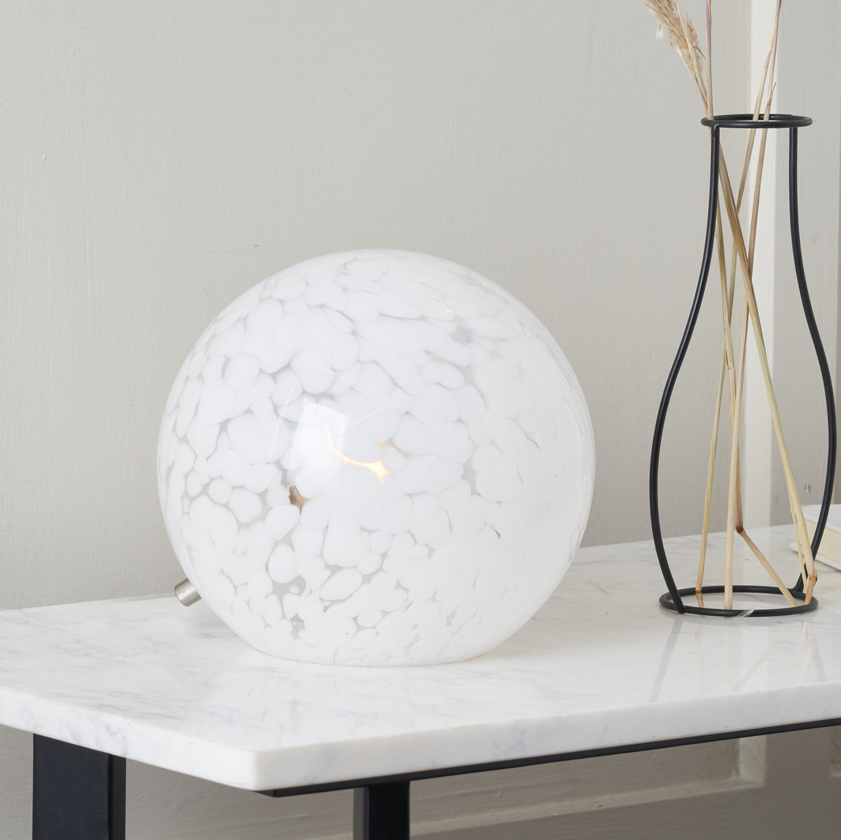 Aurora Spherical Table Lamp from Roseland Furniture