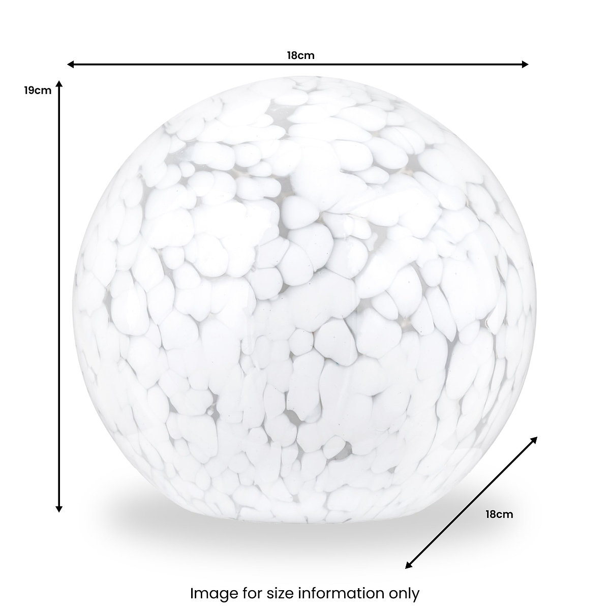 Aurora Spherical Table Lamp from Roseland Furniture