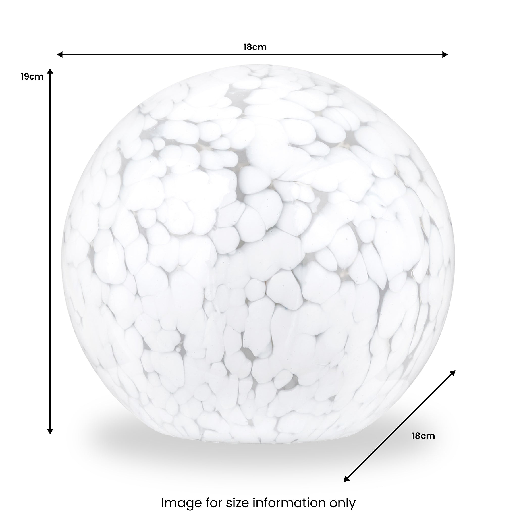 Aurora Spherical Table Lamp from Roseland Furniture