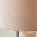 Elure Crackle Effect Table Lamp White from Roseland Furniture