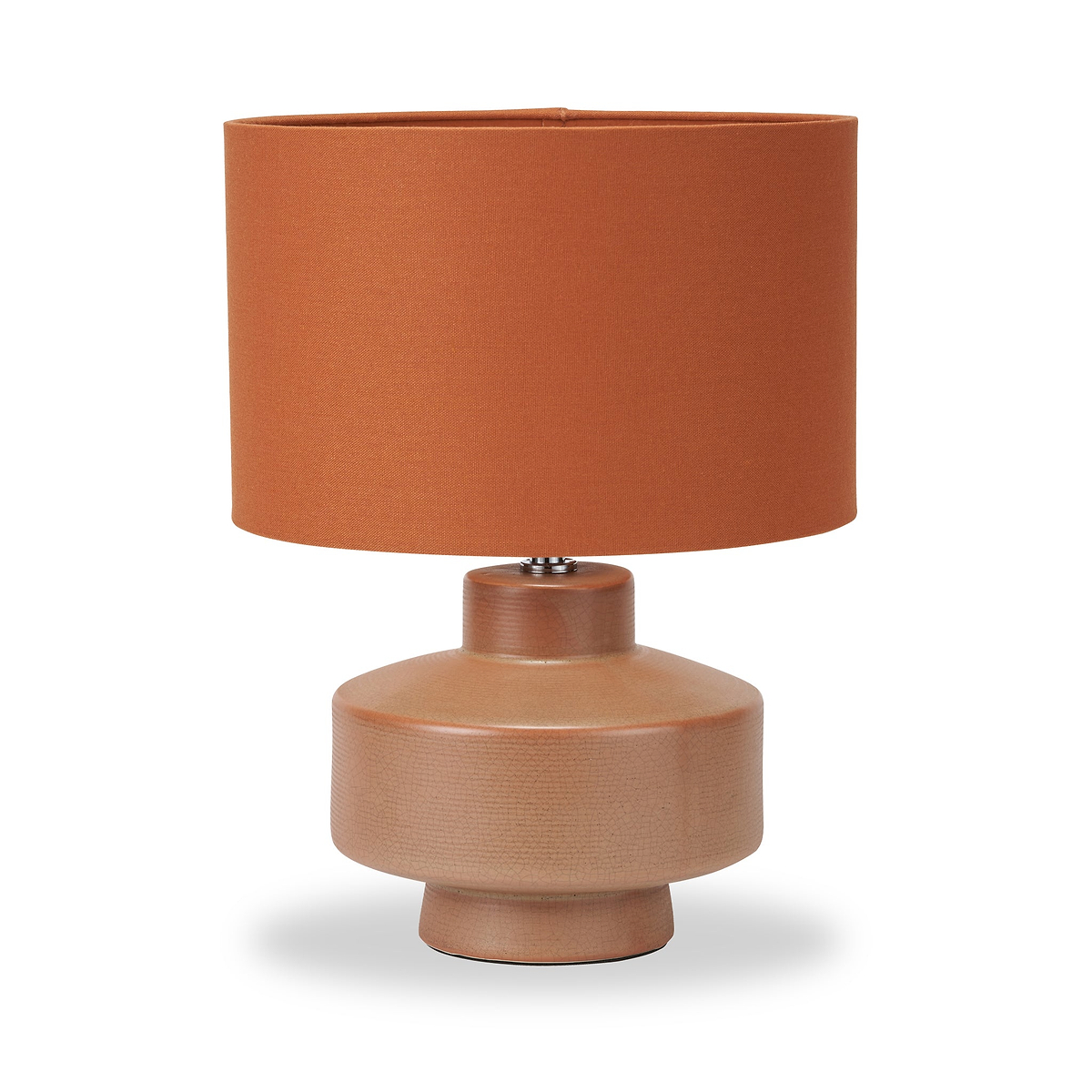 Elure Crackle Effect Table Lamp Cinnamon from Roseland Furniture