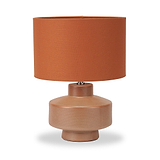 Elure Crackle Effect Table Lamp Cinnamon from Roseland Furniture