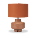 Elure Crackle Effect Table Lamp Cinnamon from Roseland Furniture