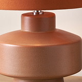 Elure Crackle Effect Table Lamp Cinnamon from Roseland Furniture