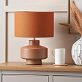 Elure Crackle Effect Table Lamp Cinnamon from Roseland Furniture