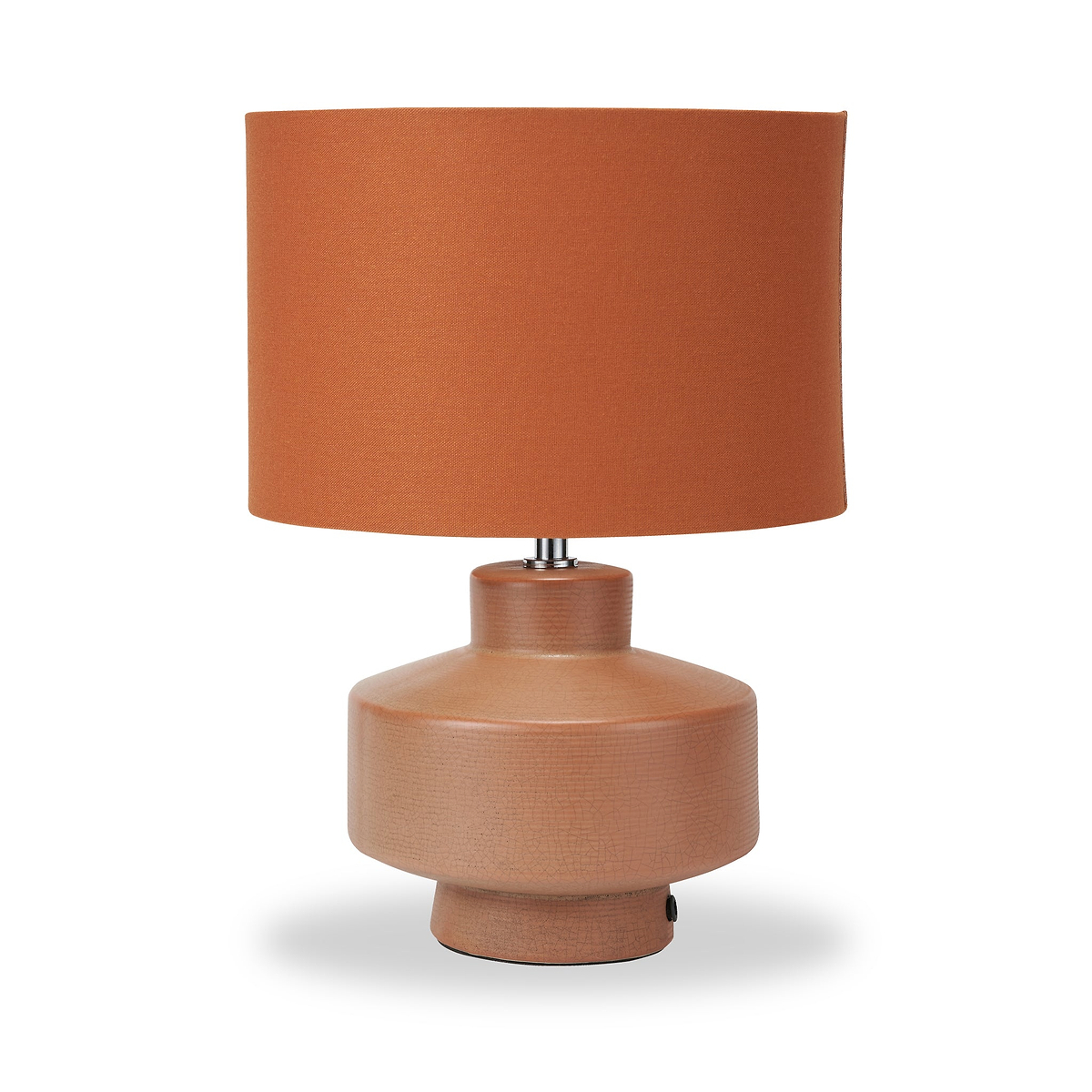 Elure Crackle Effect Table Lamp Cinnamon from Roseland Furniture
