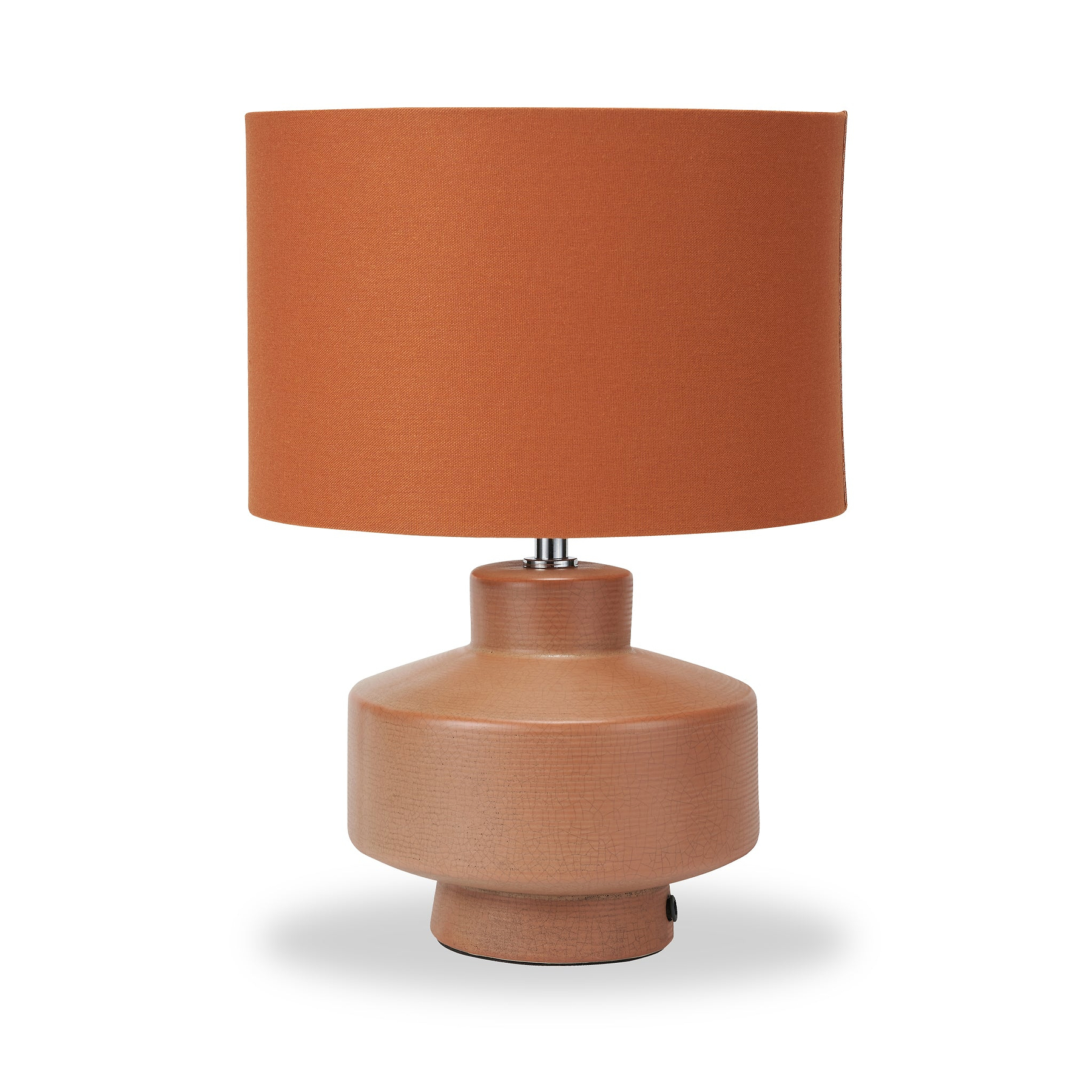 Elure Crackle Effect Table Lamp Cinnamon from Roseland Furniture