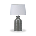 Helka Reactive Glaze Table Lamp Green from Roseland Furniture