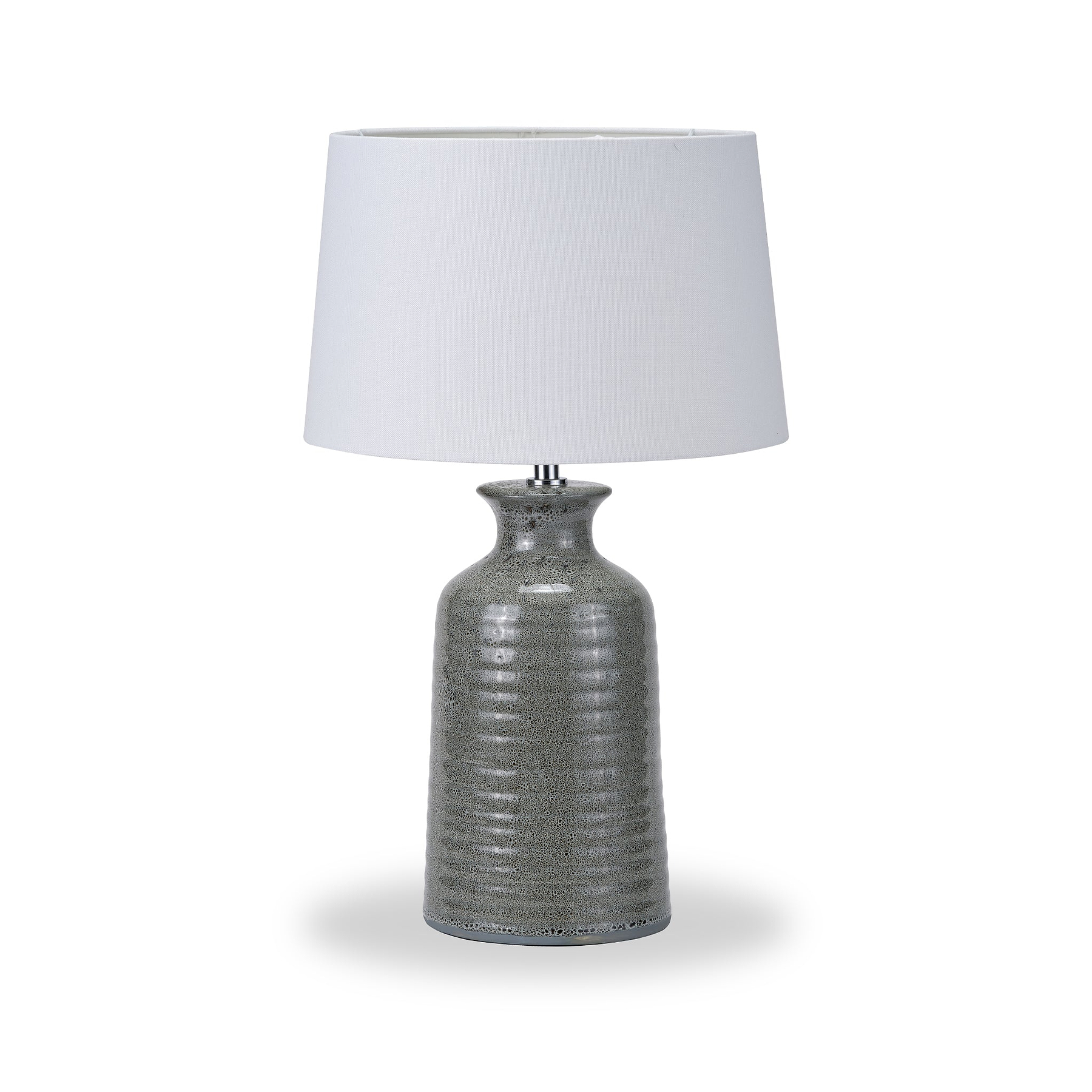 Helka Reactive Glaze Table Lamp Green from Roseland Furniture