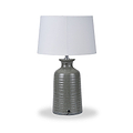 Helka Reactive Glaze Table Lamp Green from Roseland Furniture