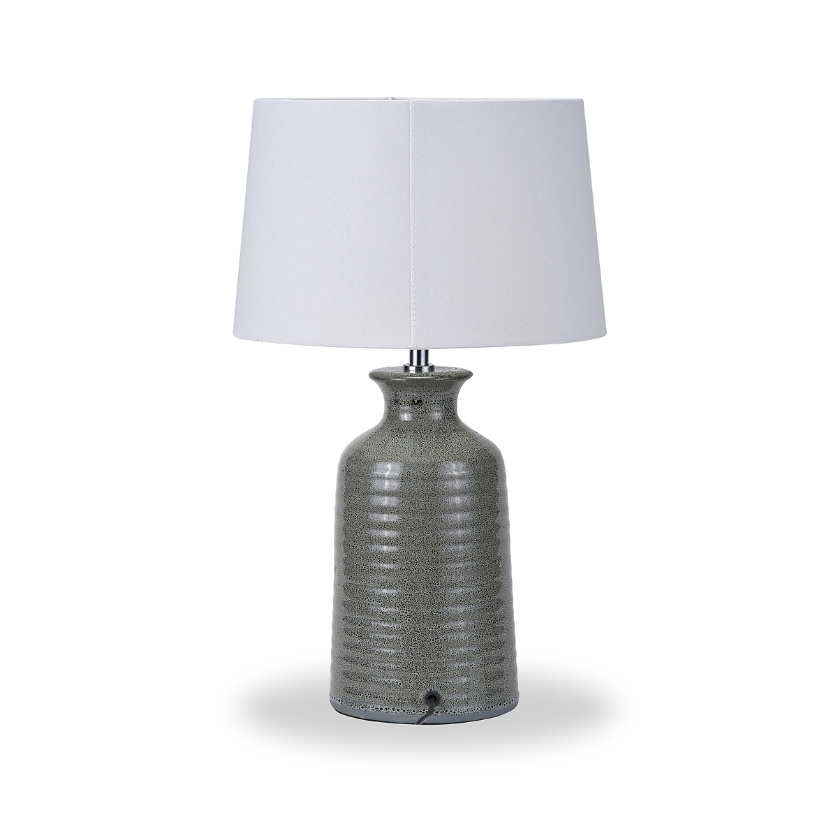 Helka Reactive Glaze Table Lamp Green from Roseland Furniture