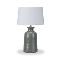 Helka Reactive Glaze Table Lamp Green from Roseland Furniture