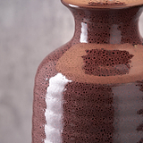 Helka Reactive Glaze Table Lamp Mulberry from Roseland Furniture