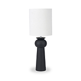 Sloane Ceramic Table Lamp Black from Roseland Furniture