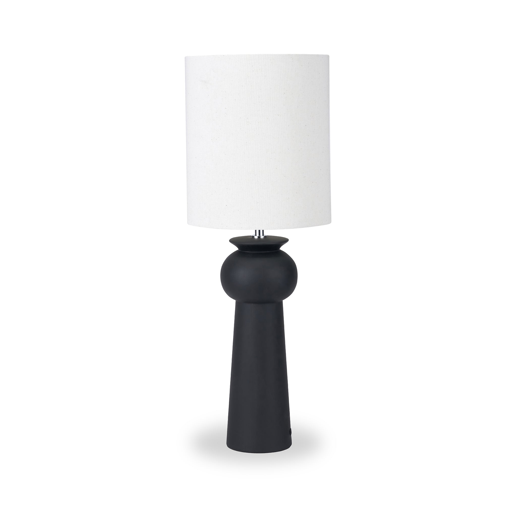 Sloane Ceramic Table Lamp Black from Roseland Furniture