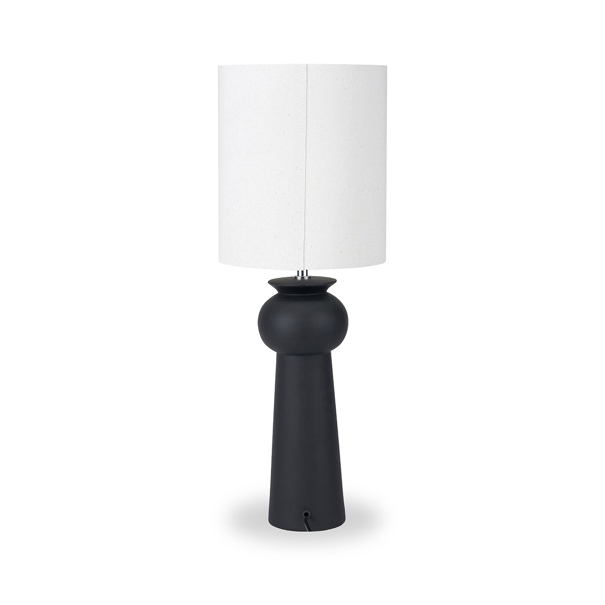 Sloane Ceramic Table Lamp Black from Roseland Furniture