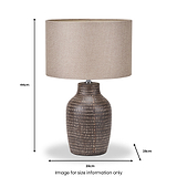 Kai Tall Ceramic Table Lamp from Roseland Furniture