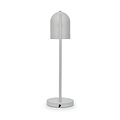 Finn Cloche Headed Table Lamp Grey from Roseland Furniture