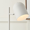 Finn Cloche Headed Table Lamp Grey from Roseland Furniture