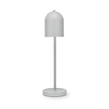 Finn Cloche Headed Table Lamp Grey from Roseland Furniture