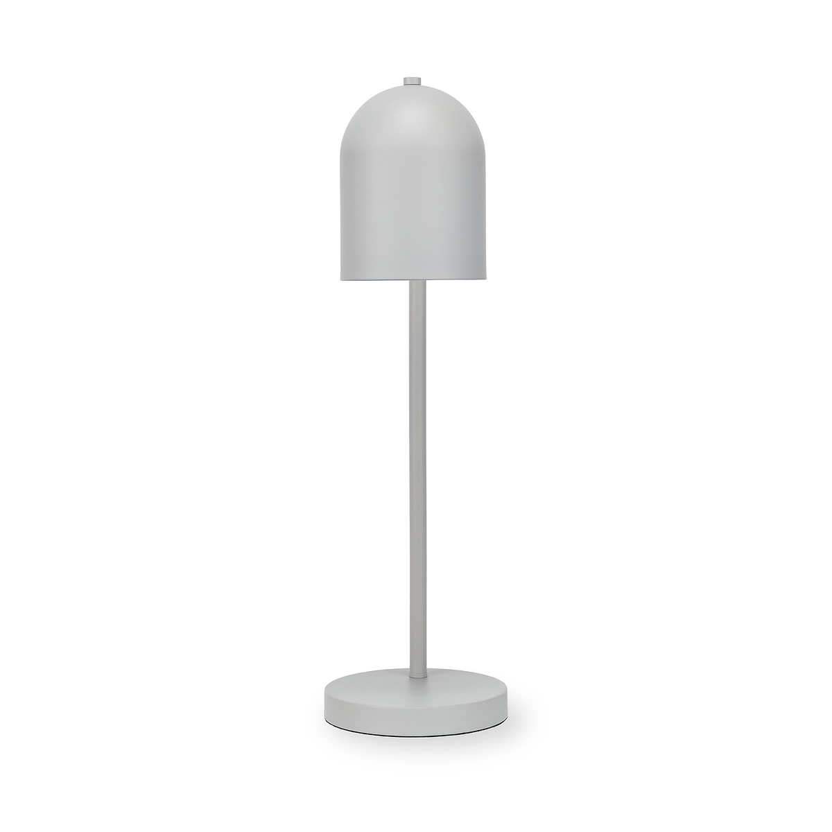 Finn Cloche Headed Table Lamp Grey from Roseland Furniture