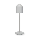 Finn Cloche Headed Table Lamp Grey from Roseland Furniture