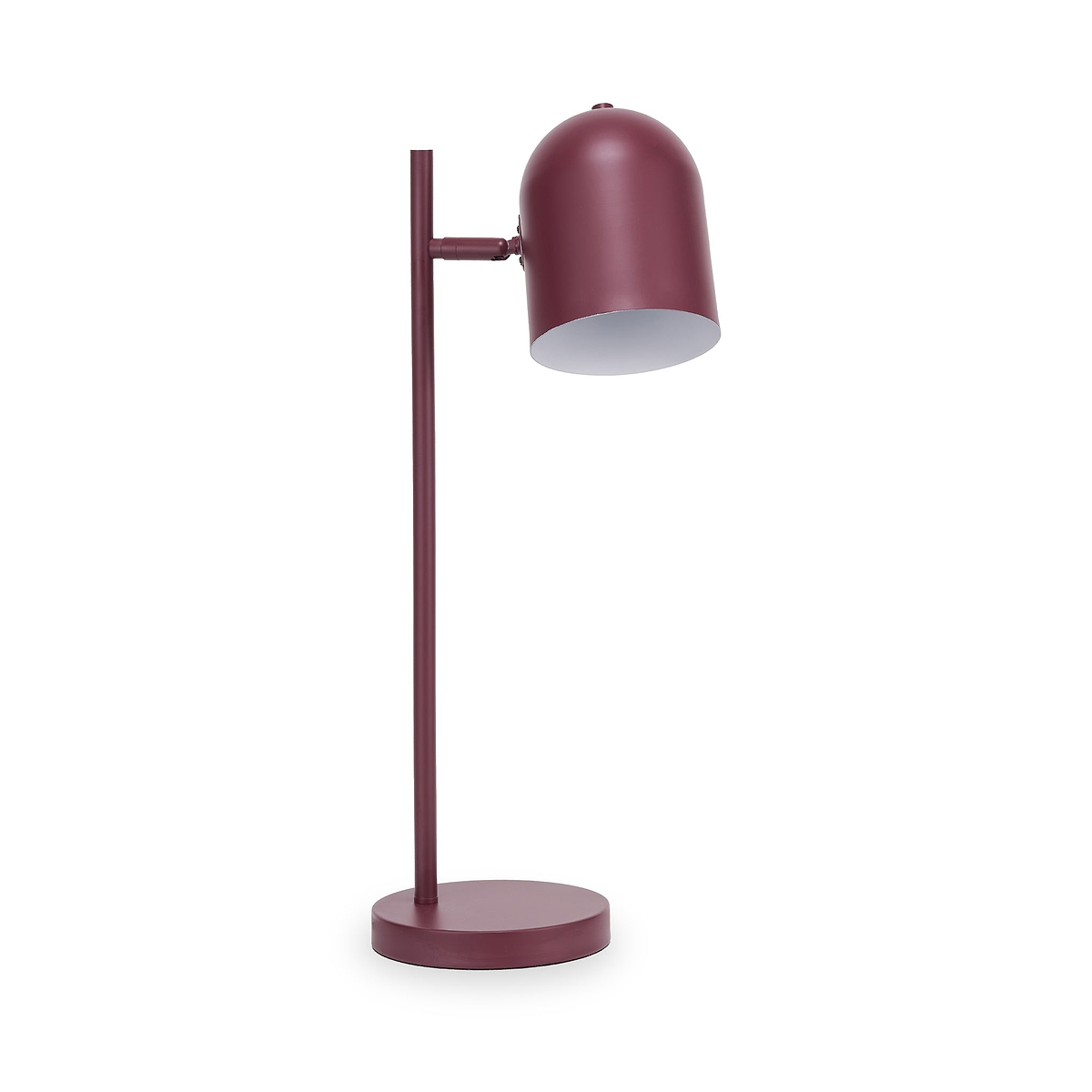 Finn Cloche Headed Table Lamp Mulberry from Roseland Furniture