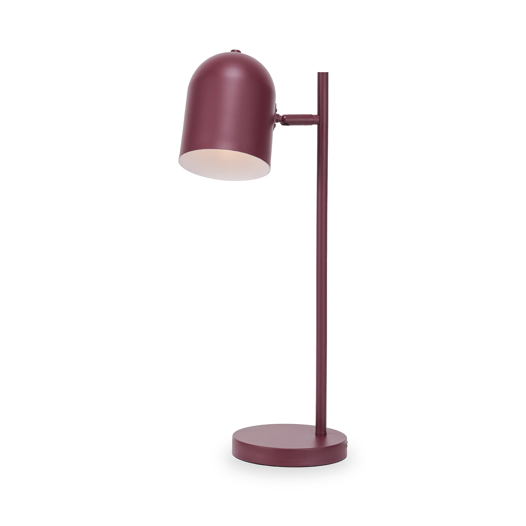 Finn Cloche Headed Table Lamp Mulberry from Roseland Furniture
