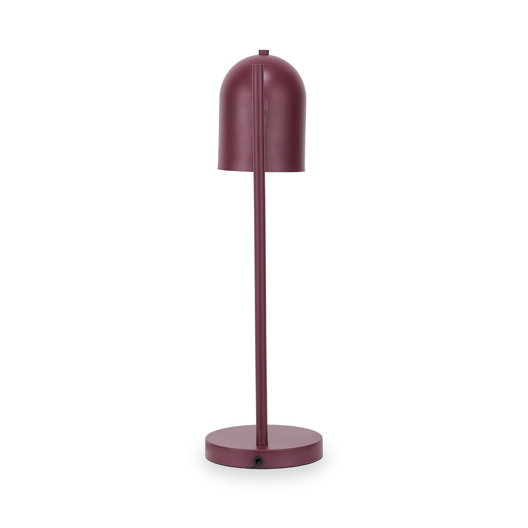 Finn Cloche Headed Table Lamp Mulberry from Roseland Furniture