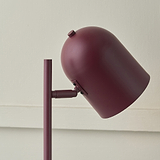 Finn Cloche Headed Table Lamp Mulberry from Roseland Furniture