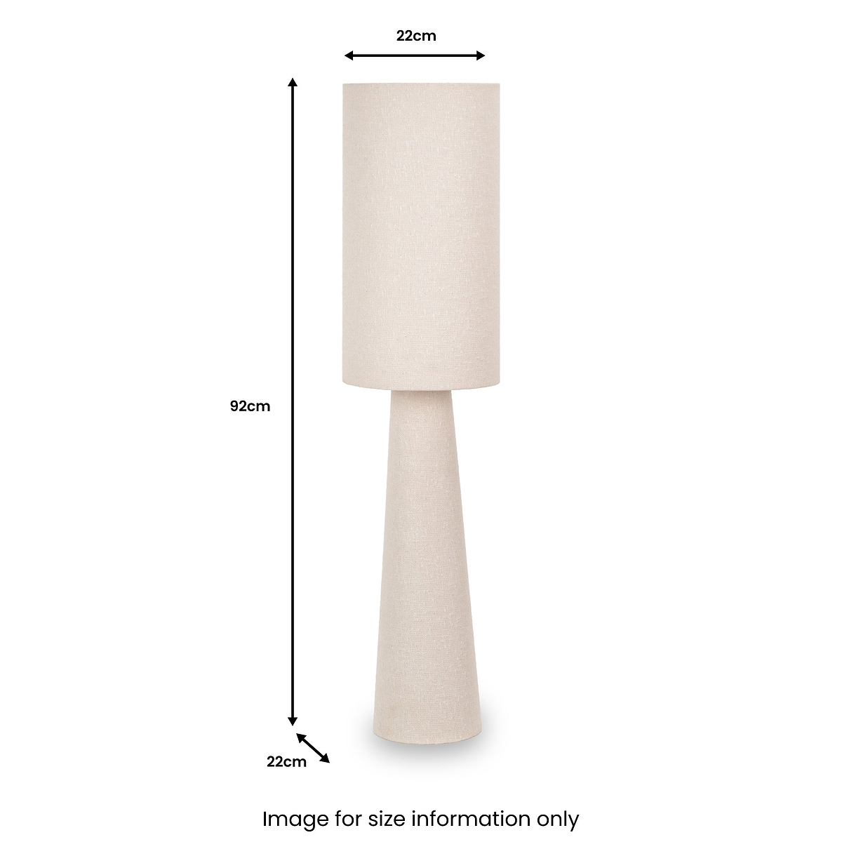 Mirissa Handloom Fabric Table Lamp from Roseland Furniture