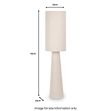 Mirissa Handloom Fabric Table Lamp from Roseland Furniture