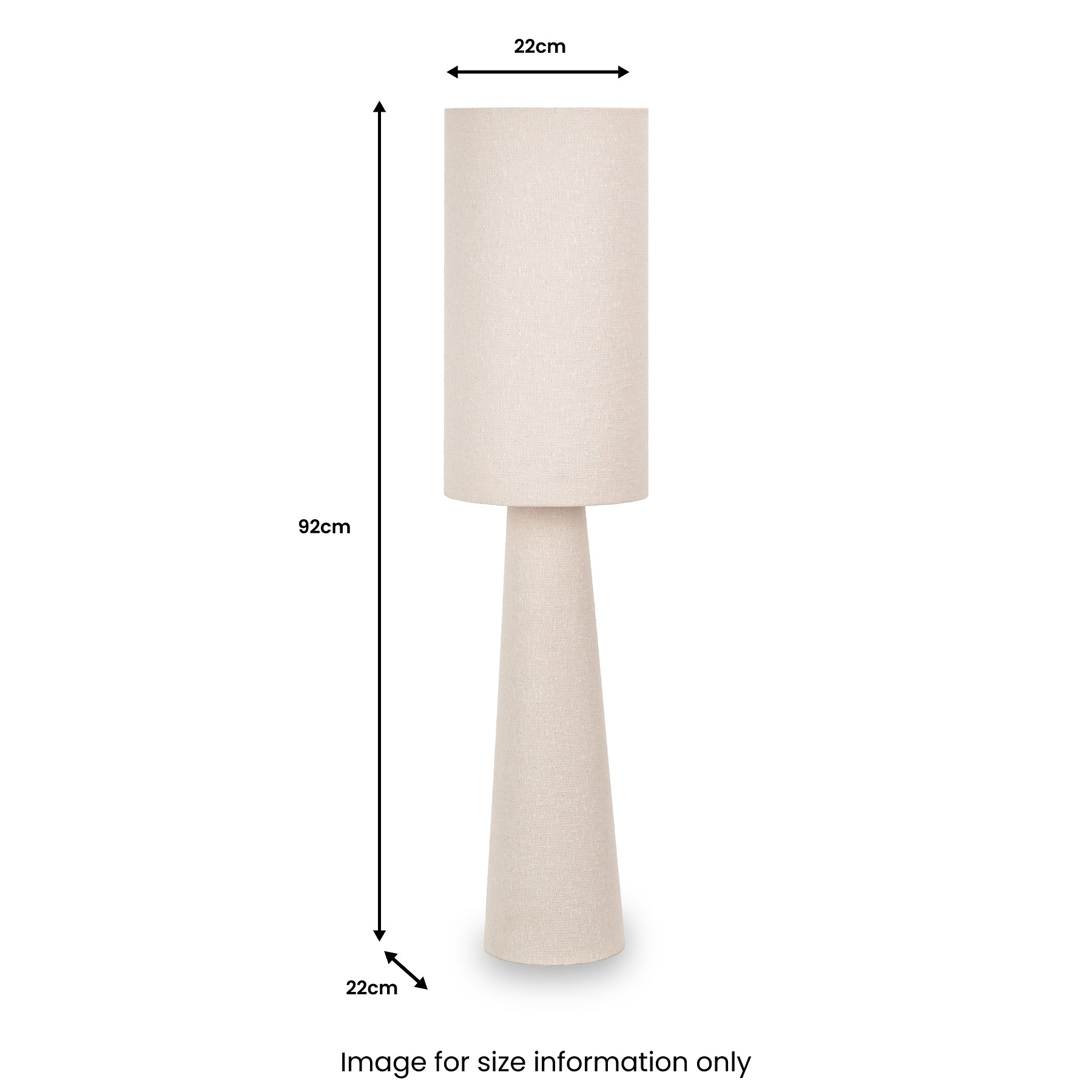 Mirissa Handloom Fabric Table Lamp from Roseland Furniture
