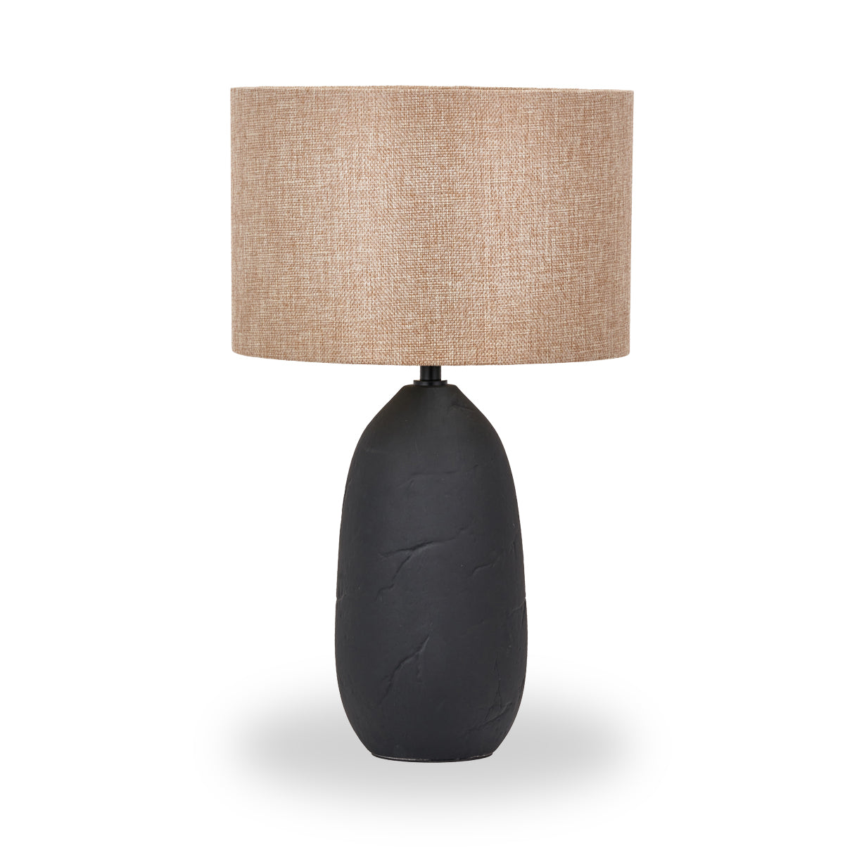 Erika Vintage Ceramic Table Lamp Black from Roseland Furniture