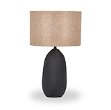 Erika Vintage Ceramic Table Lamp Black from Roseland Furniture