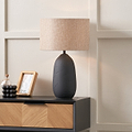Erika Vintage Ceramic Table Lamp Black from Roseland Furniture