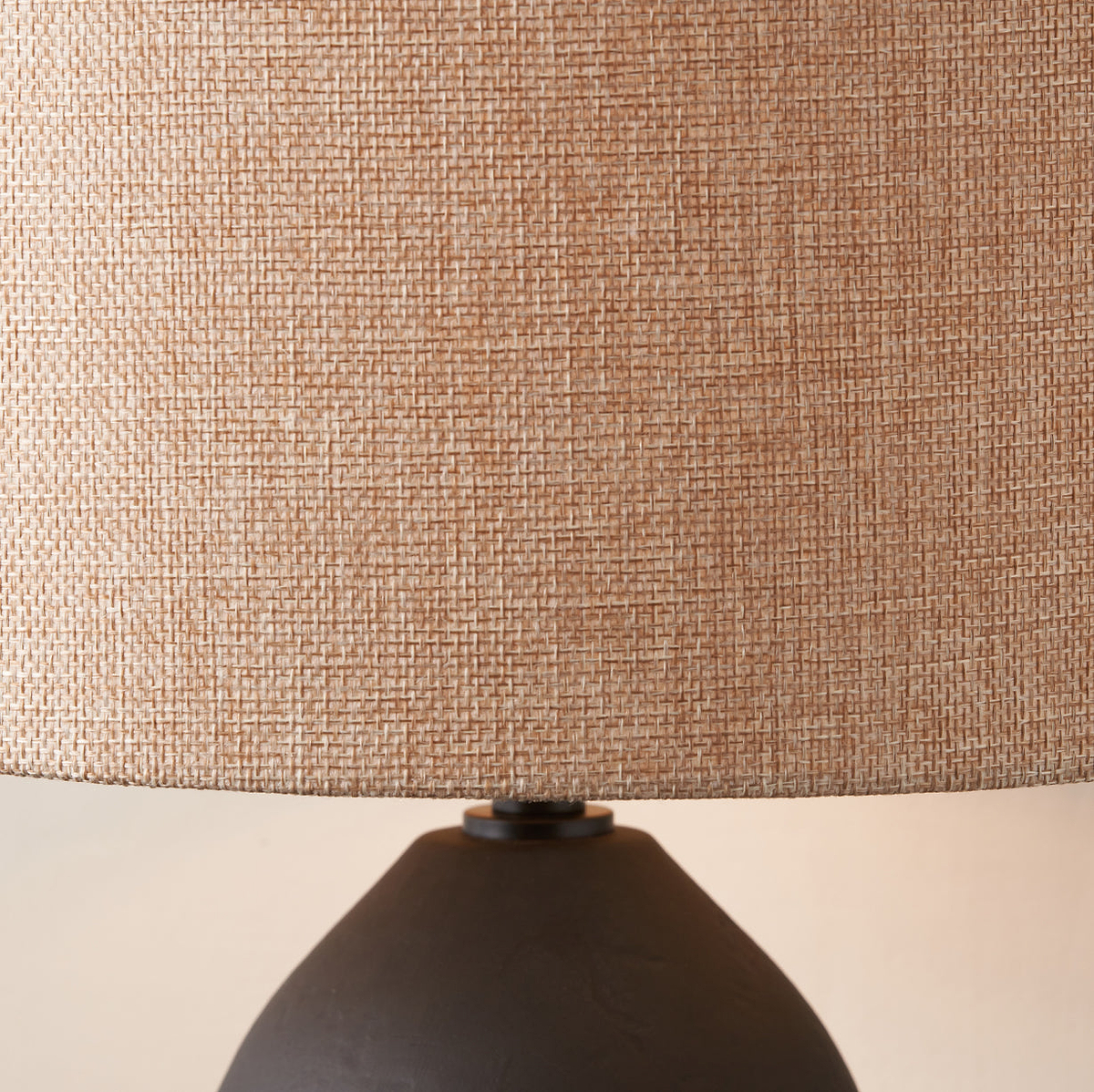 Erika Vintage Ceramic Table Lamp Black from Roseland Furniture