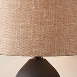 Erika Vintage Ceramic Table Lamp Black from Roseland Furniture