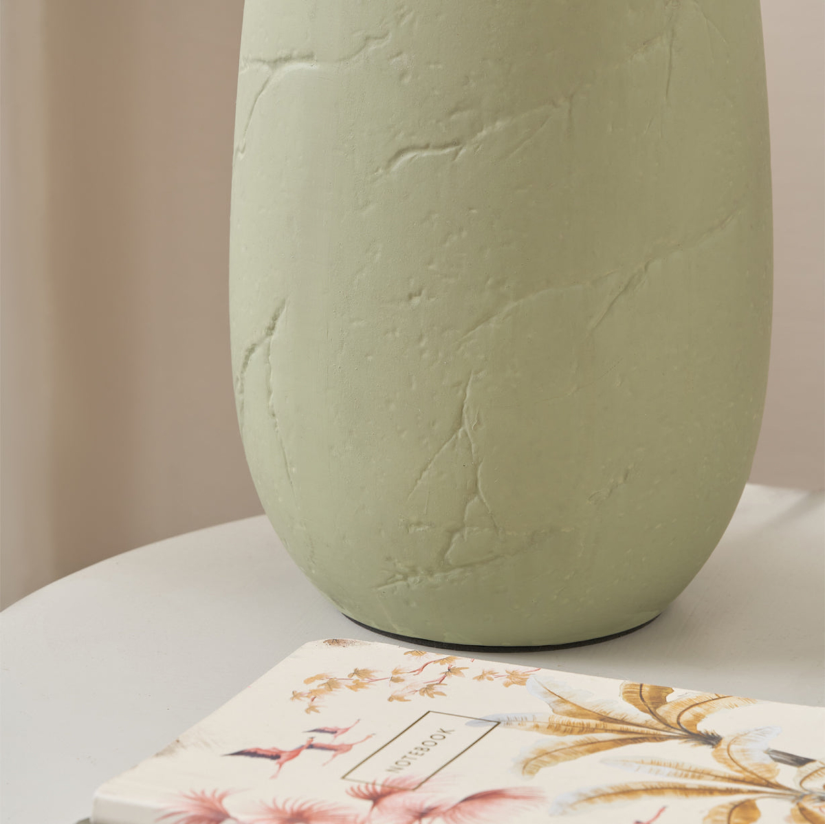 Erika Vintage Ceramic Table Lamp Sage from Roseland Furniture