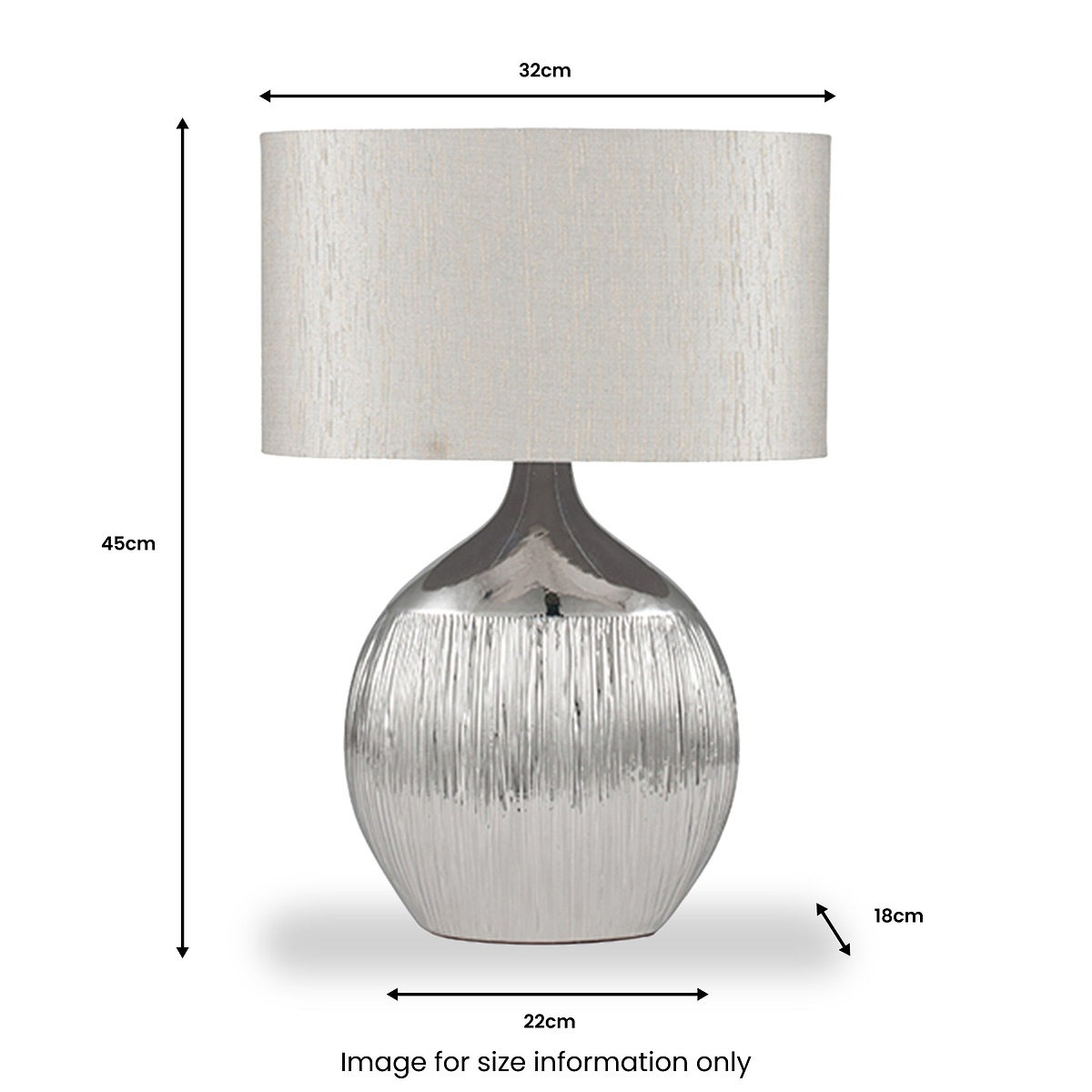 Gemini Etched Ceramic Table Lamp from Roseland Furniture