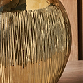 Gemini Etched Ceramic Table Lamp Gold from Roseland Furniture