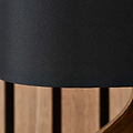 Gemini Etched Ceramic Table Lamp Gold from Roseland Furniture
