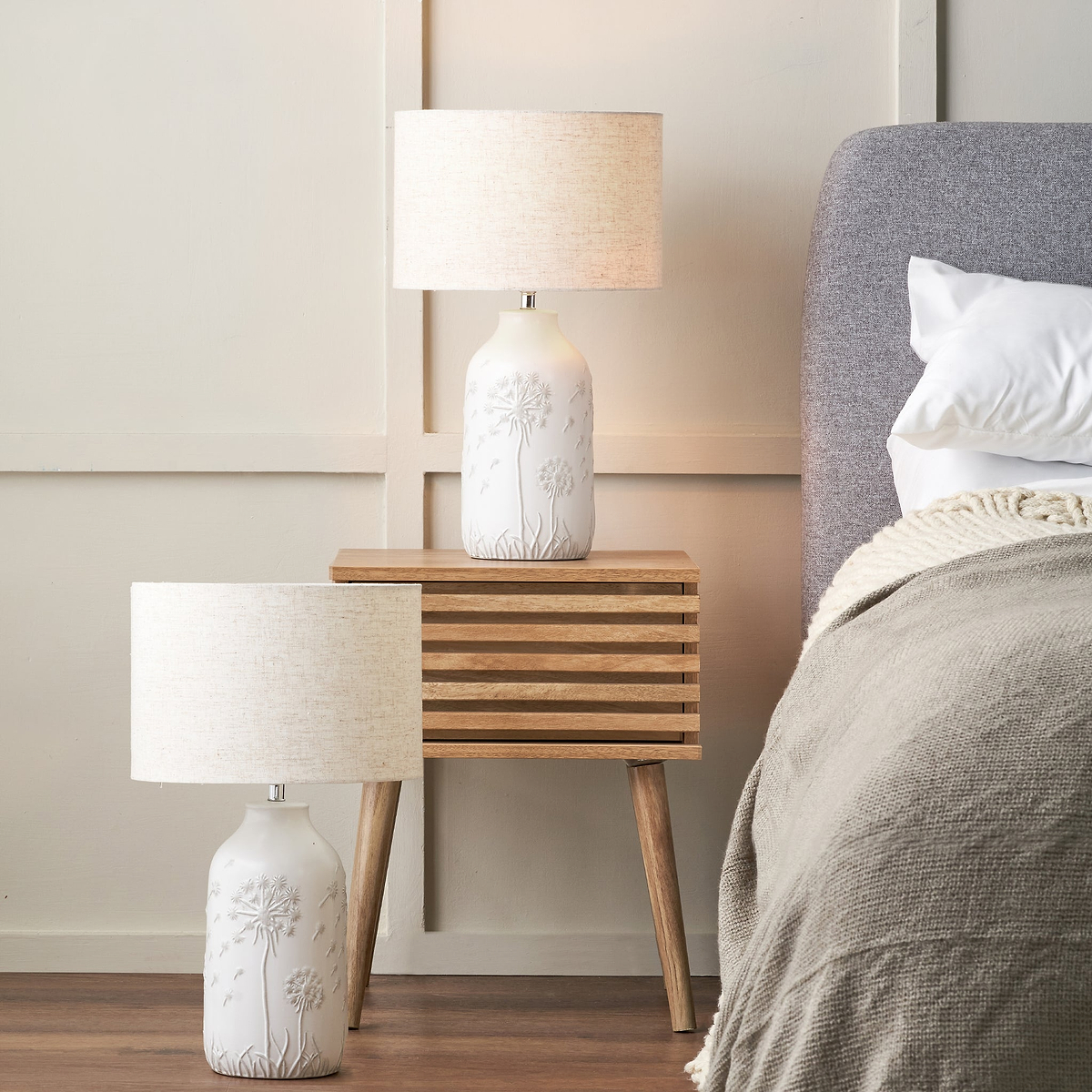 Flora Ceramic Table Lamp from Roseland Furniture