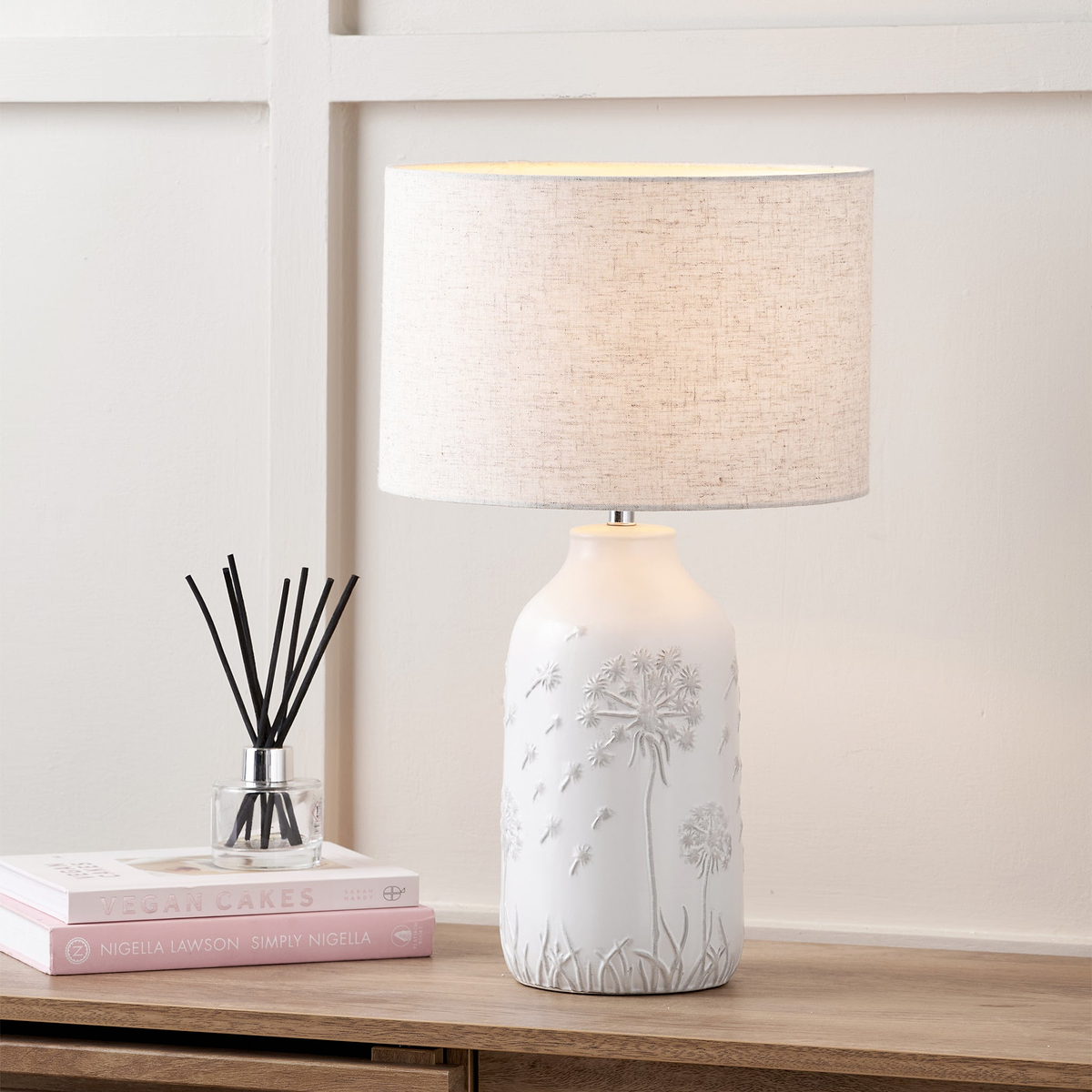 Flora Ceramic Table Lamp from Roseland Furniture