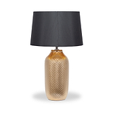 Nova Ceramic Table Lamp Gold from Roseland Furniture